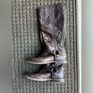 The Frye Company Kellie Harness Wide Calf Boot